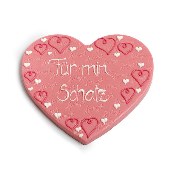 myValentin chocolate heart raspberry