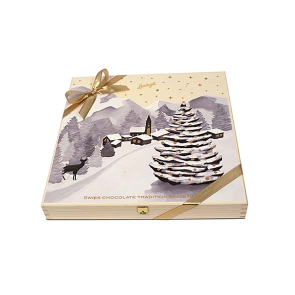 Winter Magic Wooden Boîte 64 pcs.
