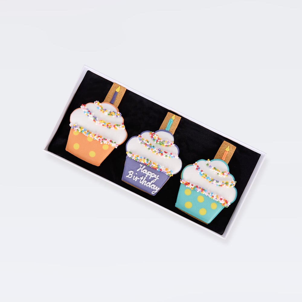 Biscuiteers Happy Birthday biscuits