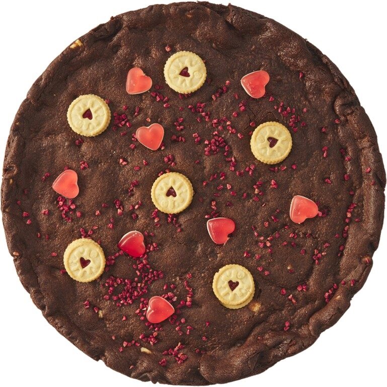 JELLY HEARTS, JAMM Y DODGER & RASPBERRY COOKIE PIE - Double Choc