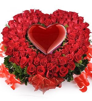 Love Blooms – Rose Flower Arrangement