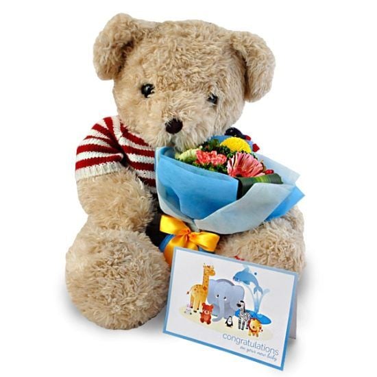 My First Big Gund Bear - Mommy & Baby Gift
