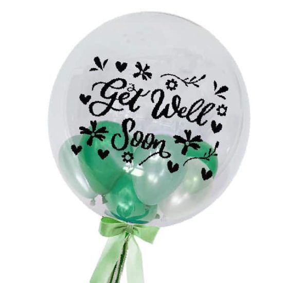 Get Well Soon Globo - Helium Bubble Balloon