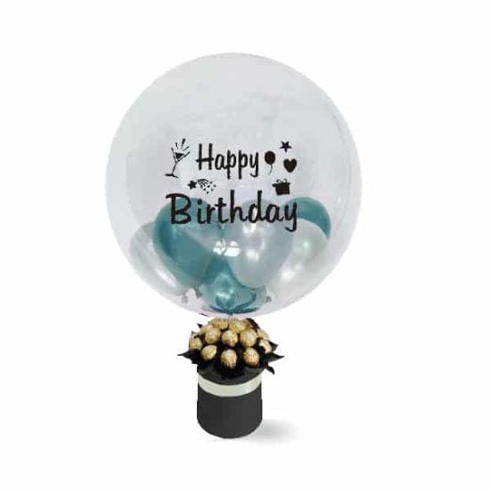 Birthday Chocolatier - Balloons & Chocolates Gift (Birthday Chocolatier - Birthday Balloons Chocolates 18 pcs)