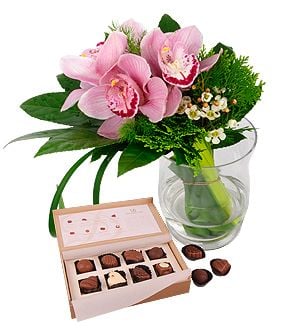 Sweet Cymbidian - Chocolate Bouquet