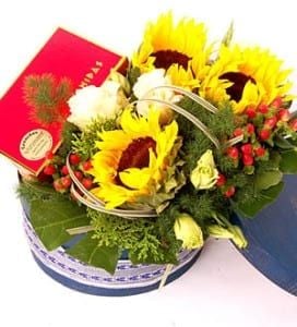 Decadence Surprise – Flowers & Chocolate Gift