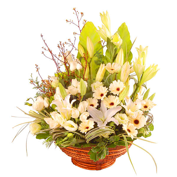 Floral Tribute - Condolence Flower Basket