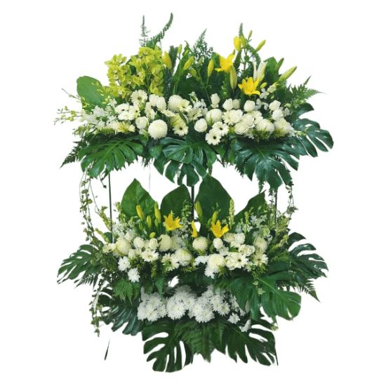 Grand Tribute - Premium Condolence Flower Stand
