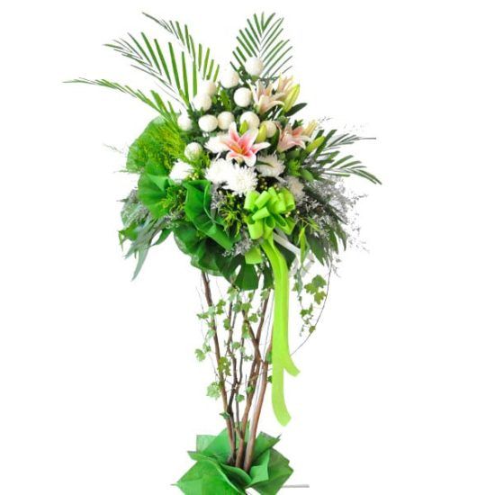 Seraphic Heart - Condolence Flower Funeral Wreath