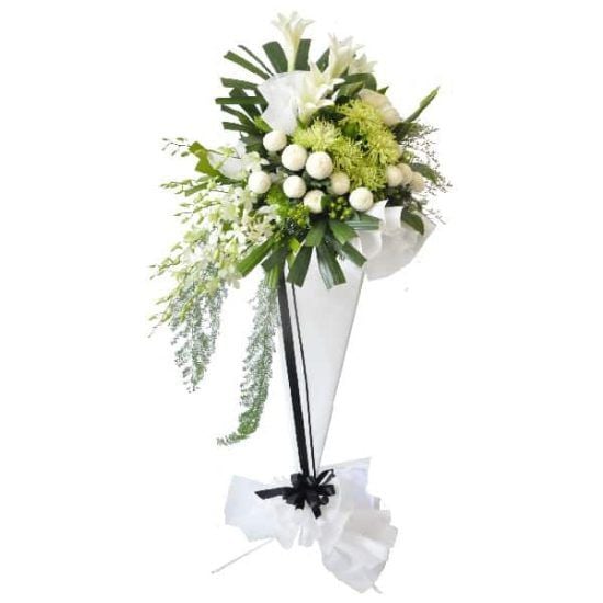 Infinite Bliss - Condolence Flower Funeral Wreath
