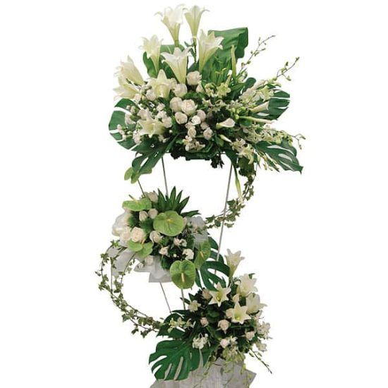 Sacred Life - Condolence Flower Funeral Wreath