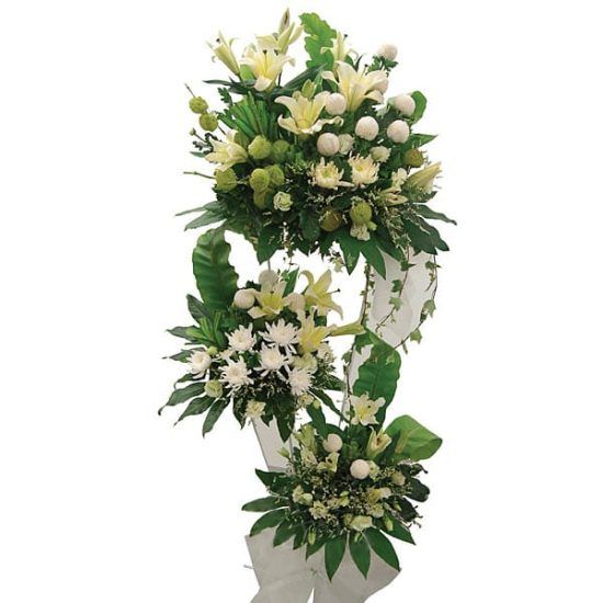 Beautiful Life - Condolence Flower Funeral Wreath