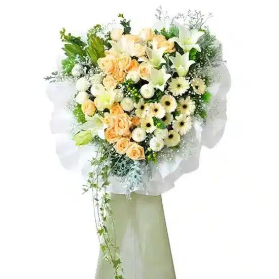 Warm Heart - Condolence Funeral Flower Stand