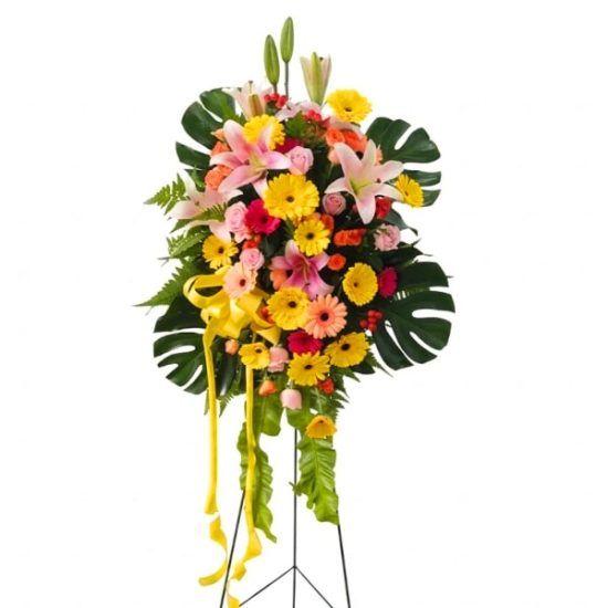 Yellow Rhapsody - Grand Opening Flower Stand