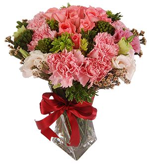 Brilliant Ian - Carnations Flower Arrangement
