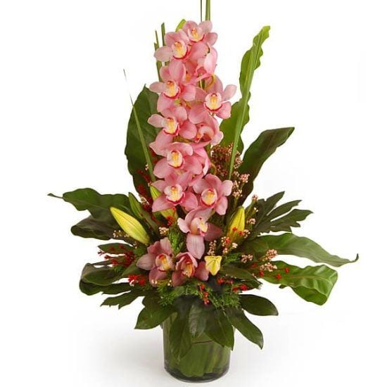 Delia Love - Cymbidium Flower Arrangement
