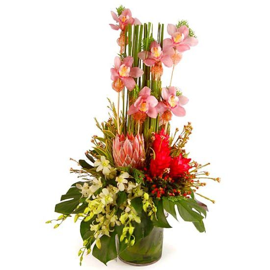Love Manhattan - Cymbidium Orchid Flower Arrangement