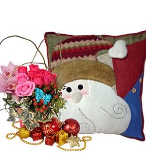 Holy Cross Santa Pillow – Christmas Gifts