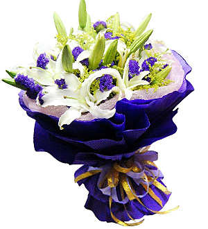Beautilla - 15 stalks Lily Flower Bouquet