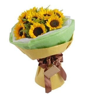 Cheery Dictory - Sunflowers Bouquet (Cheery Dictory - 5 stalks Sunflower Bouquet)