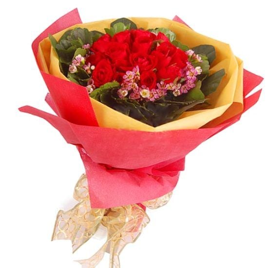 Prettie Red - Roses Flower Bouquet