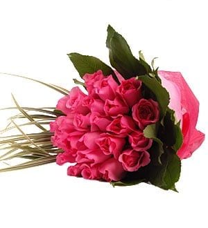 Pink Cleopatre - Roses Flower Bouquet (Pink Cleopatre - 20 stalks Rose Flower Bouquet)