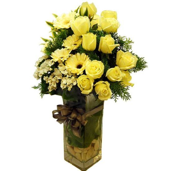 Glorious Rossa - Roses Flower Arrangement