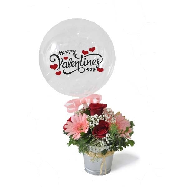 Valentine Love Rosy Balloon