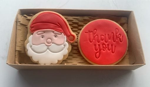Christmas Thank You Santa Twin Pack Cookies