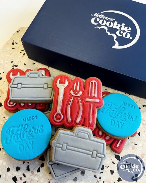 Happy Father's Day Handy Dad Tool Gift Box Cookies