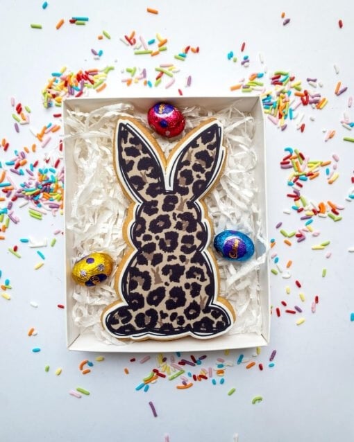 Large Single Funky Bunny Cookie Gift Box