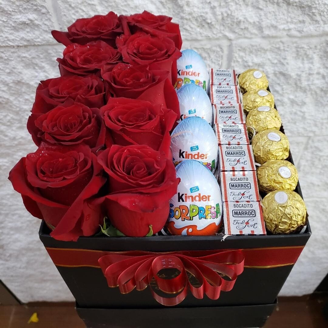 ROSE BOX, KINDER EGG, MARROC AND FERRERO