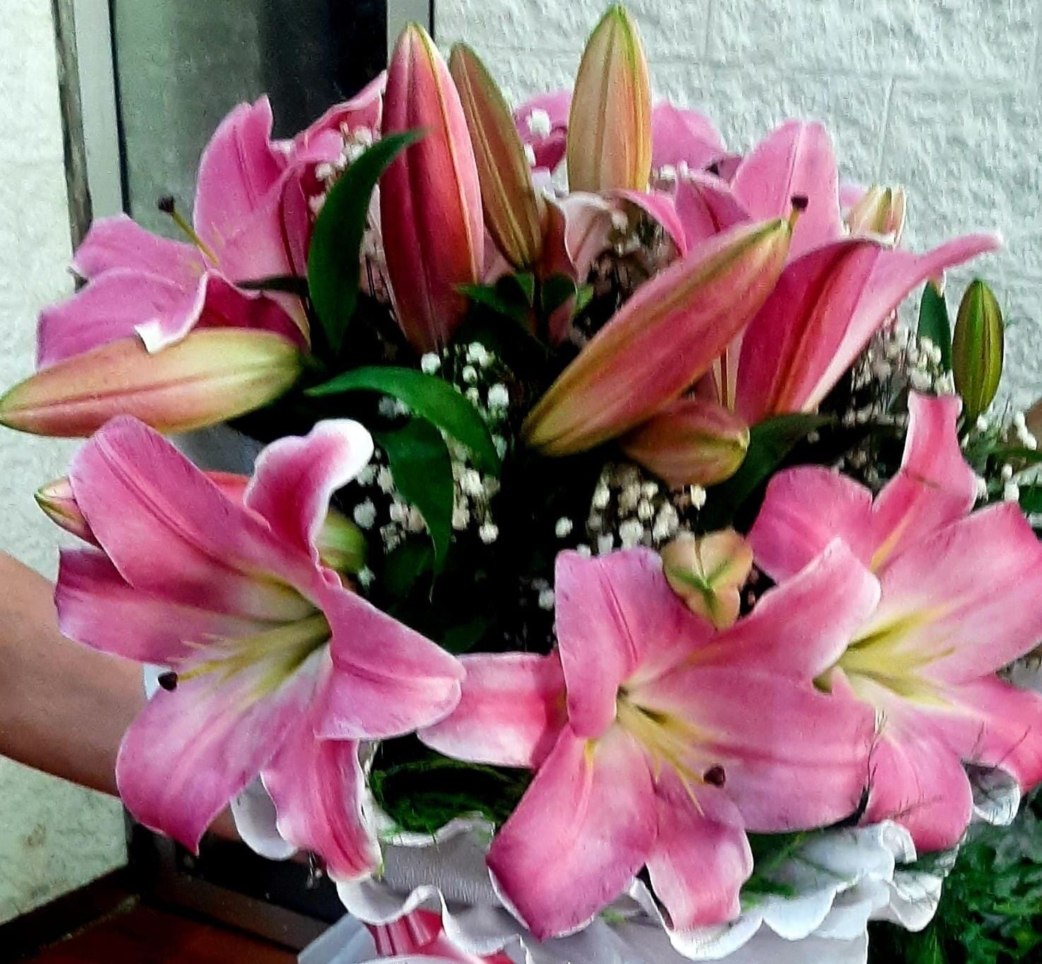 Bouquet of 6 scented lilies