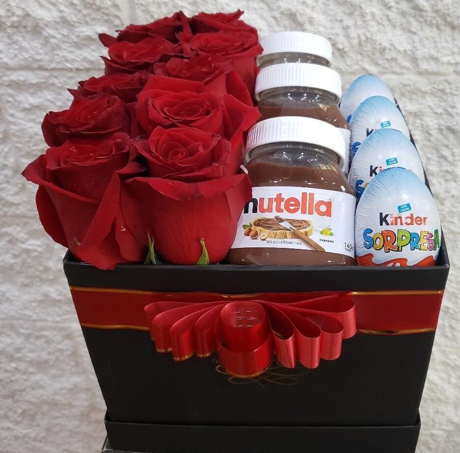 Box Roses, Nutella and Kinder Egg