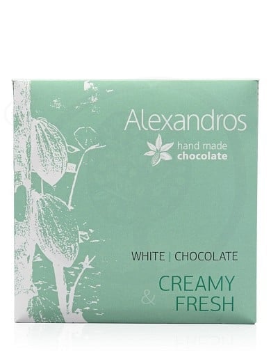 10 Handmade white chocolate from Attica "Alexandros" 35g
