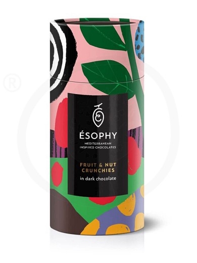 Fruit & nut crunchies in dark chocolate "Ésophy" 170g