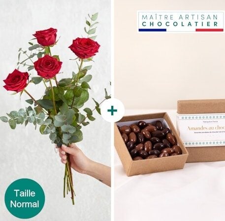 Tenderness and its chocolate almonds (Normal)