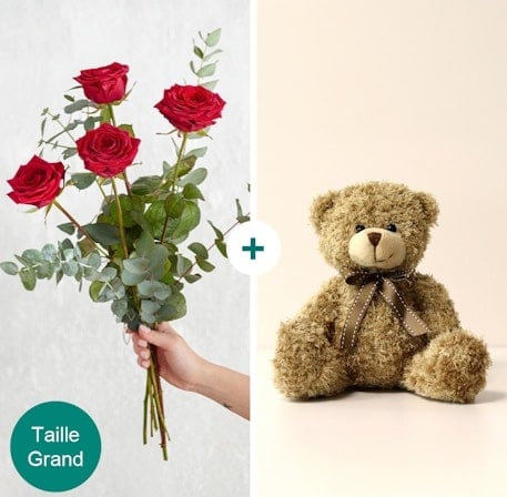 Tenderness and her teddy bear (Normal)