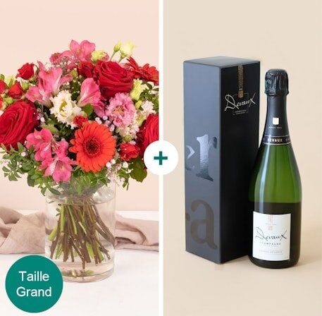 Floral love and its champagne (Normal)