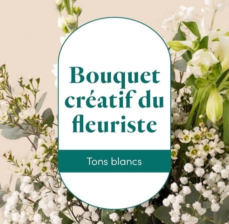 The white florist's creative bouquet (Normal)
