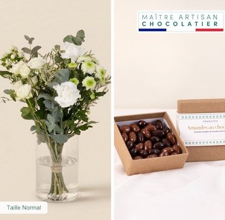 Sweetness and its chocolate almonds (Normal)