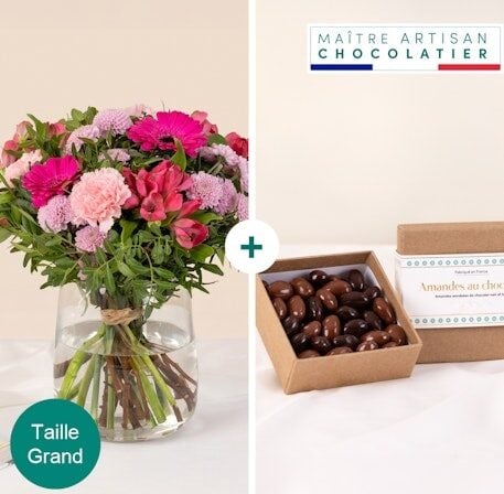 Powdery softness and its chocolate almonds (Normal)