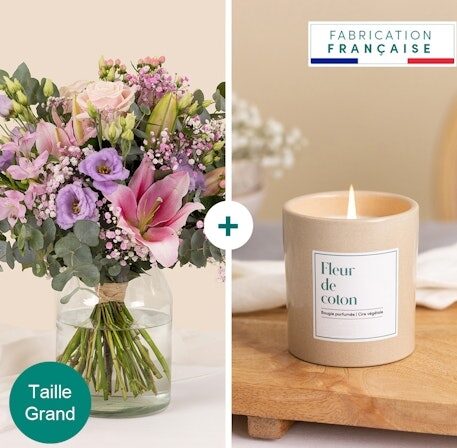 Powdery Cloud and its scented candle (Normal)