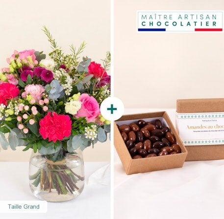 Rosa bella and its chocolate almonds (Normal)