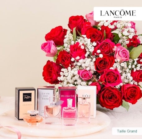 Roses and 4 iconic Lancome perfumes (Normal)