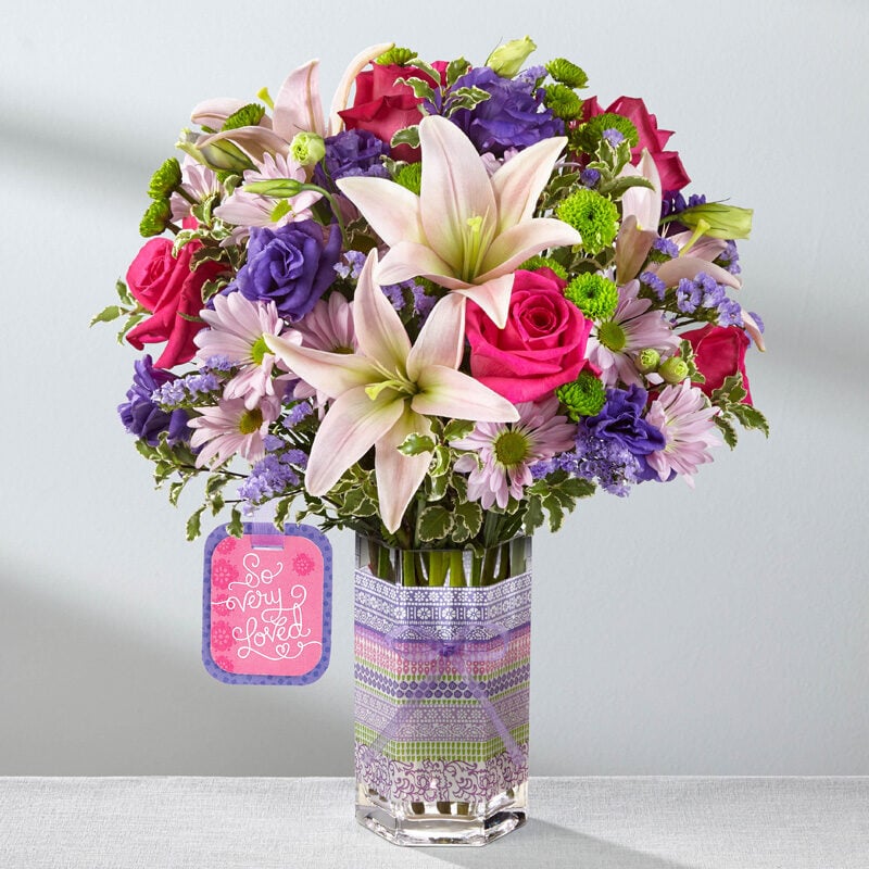 So Very Loved Bouquet by Hallmark (Shown)