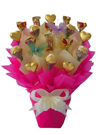 Chocolates and Hearts Bouquet (Small)