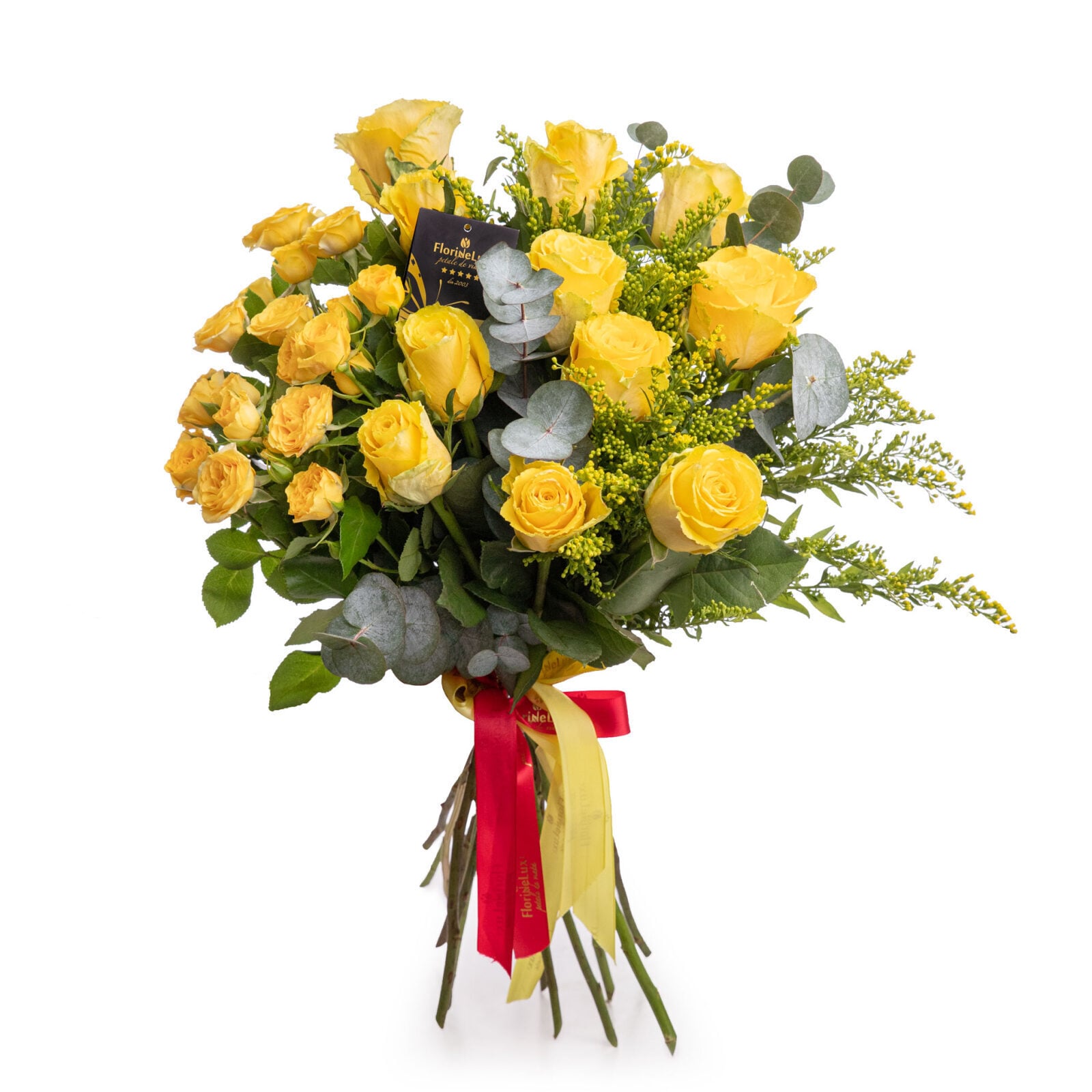 Bouquet of solar yellow roses (Standard)
