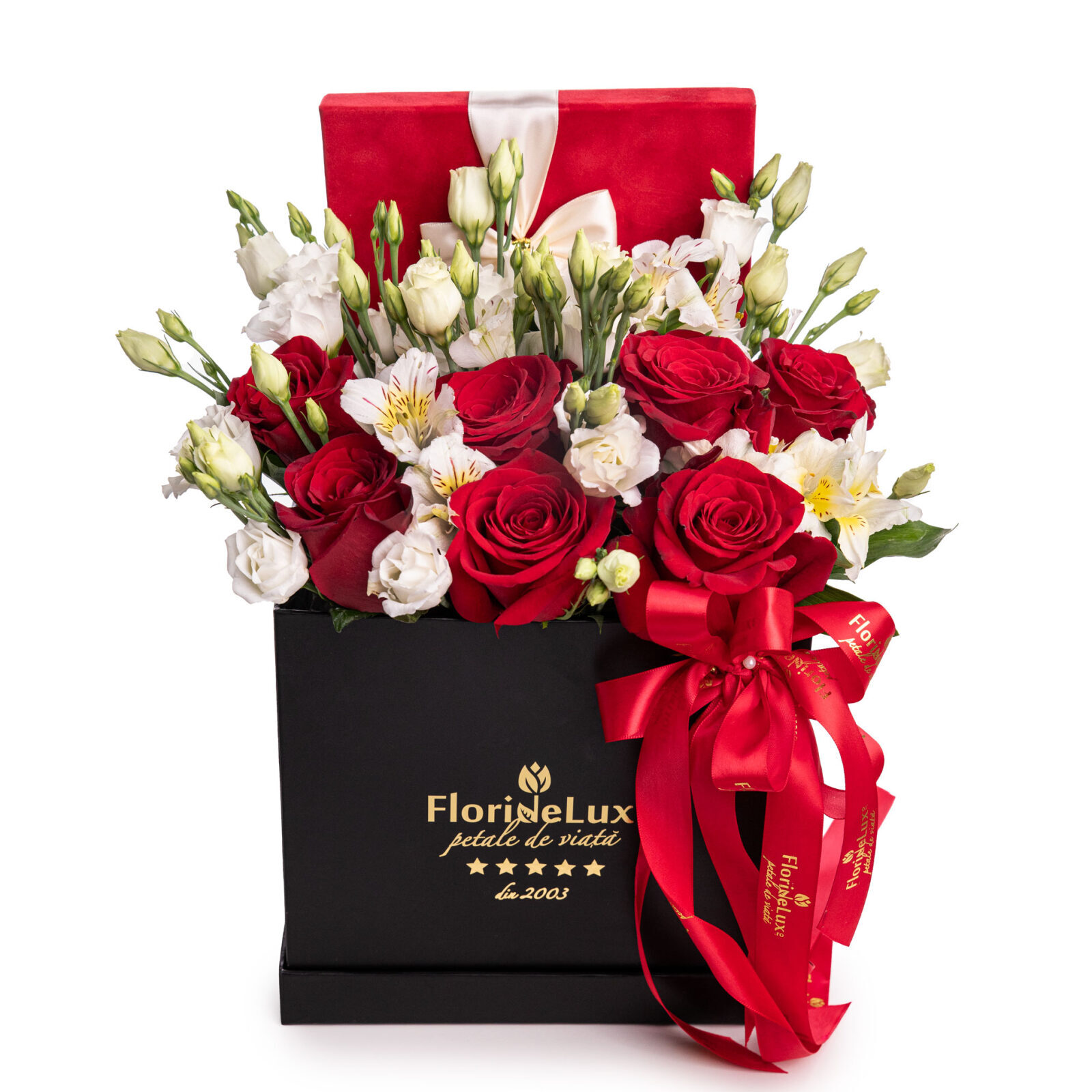 Romantic gift, romantic flowers