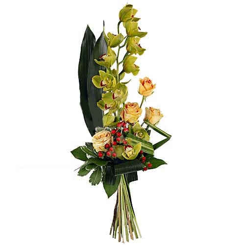Orchids And Roses - Elegant Bouquets In Romania (Standard)